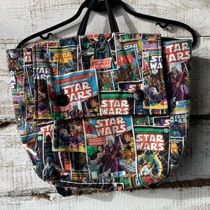 Fabric Starwars comic backpack